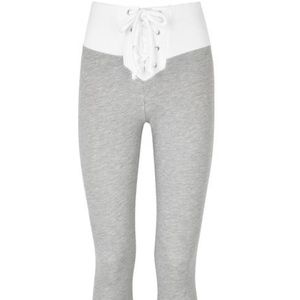 Wildfox Grey & White Joggers